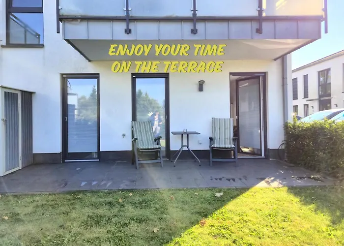 Modernes Mit Terrasse & Garten, Parkplatz & 24h Self-check-in Ibbenbüren