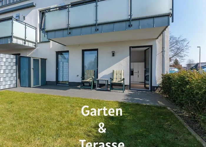 Appartement Modernes Mit Terrasse & Garten, Parkplatz & 24h Self-check-in Ibbenbüren